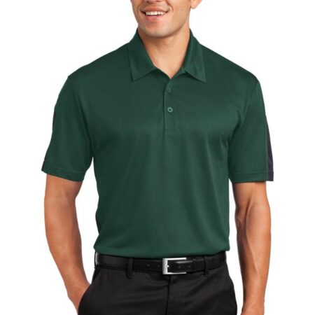 Sport-Tek PosiCharge Active Textured Colorblock Polo. ST695