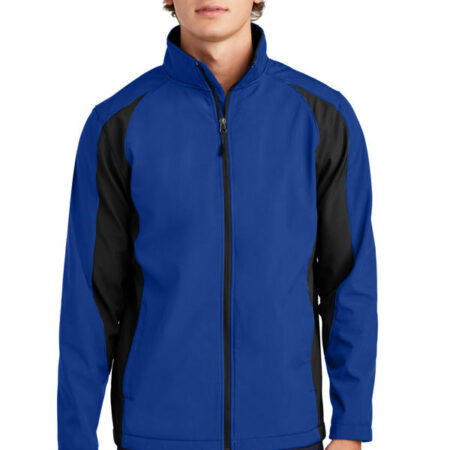 Sport-Tek Colorblock Soft Shell Jacket. ST970