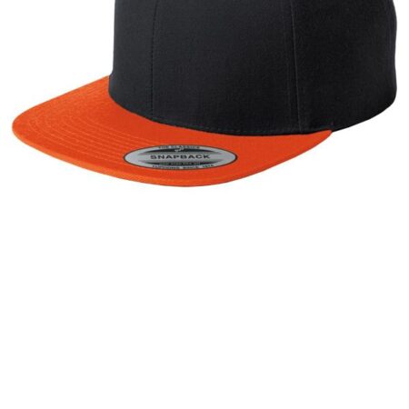 Sport-Tek Yupoong Flat Bill Snapback Cap. STC19