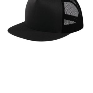 Sport-Tek Yupoong 5-Panel Classic Trucker Mesh Back Cap. STC38