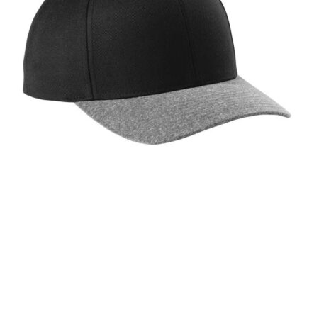 Sport-Tek Yupoong Curve Bill Snapback Cap. STC43