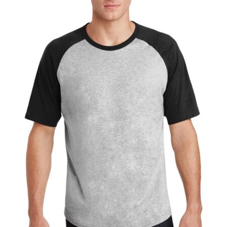 Sport-Tek Short Sleeve Colorblock Raglan Jersey. T201
