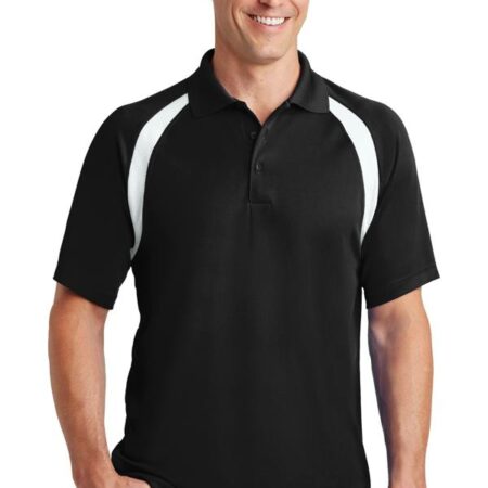Sport-Tek Dry Zone Colorblock Raglan Polo. T476