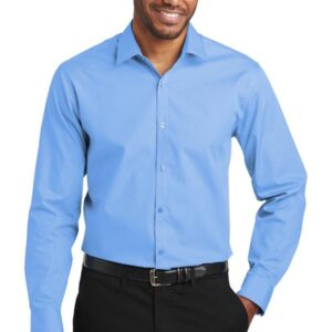Port Authority Slim Fit Carefree Poplin Shirt. W103