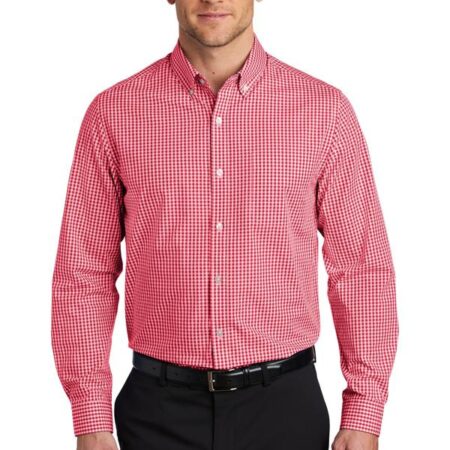 Port Authority Broadcloth Gingham Easy Care Shirt W644