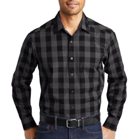 Port Authority Everyday Plaid Shirt. W670