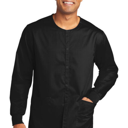 WonderWink Unisex WorkFlex Snap-Front Scrub Jacket WW3080