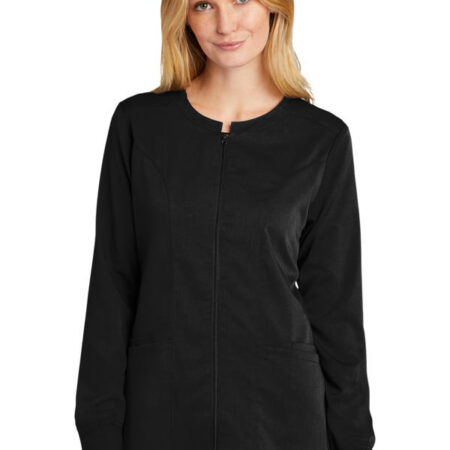 WonderWink Women's Premiere Flex Full-Zip Scrub Jacket WW4088