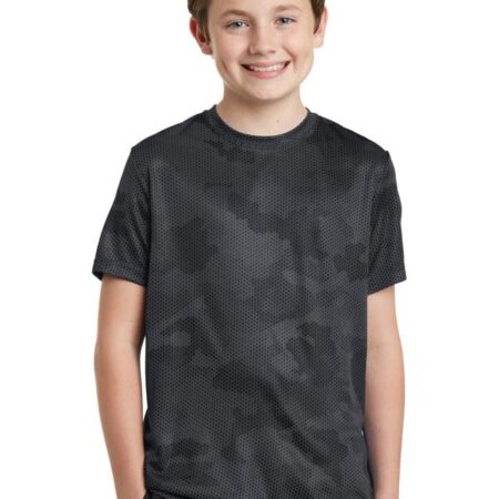 Sport-Tek Youth CamoHex Tee. YST370