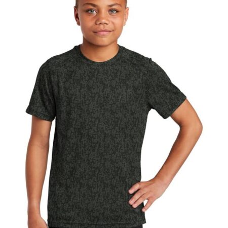 Sport-Tek Youth Digi Camo Tee. YST460
