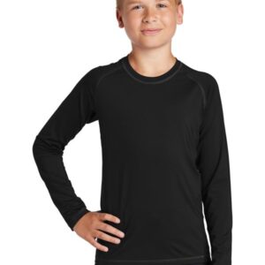 Sport-Tek Youth Long Sleeve Rashguard Tee. YST470LS