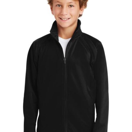 Sport-Tek Youth Tricot Track Jacket. YST90